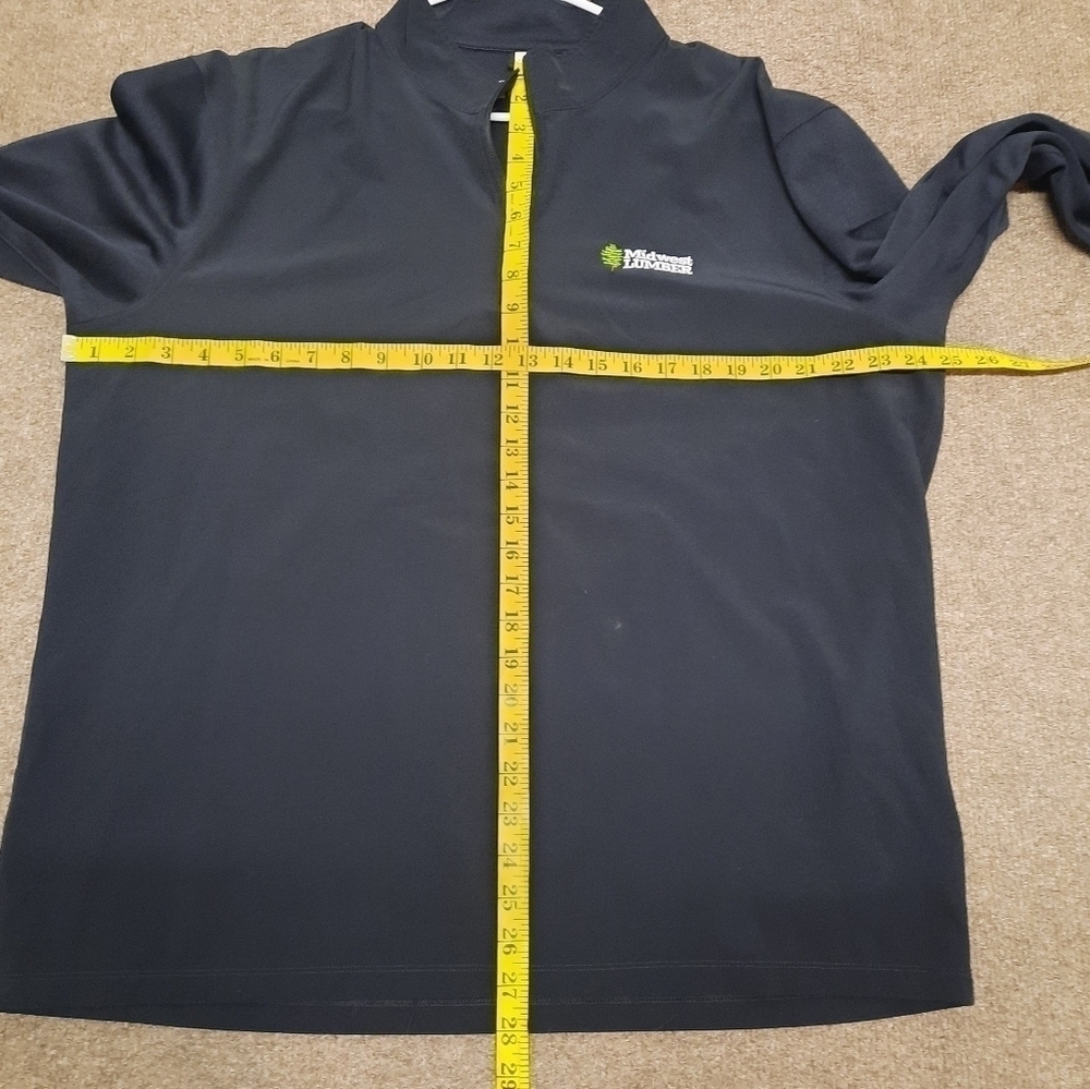 NIKE GOLF Dri-Fit Fabric Mix 1/2 Zip Long Sleeve cover Up - Picture 6 of 8